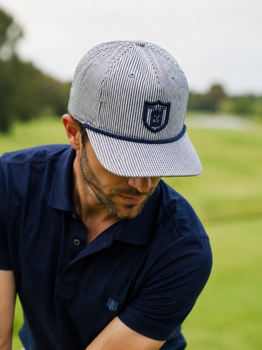 FootJoy x Todd Snyder Back Tees Golf Rope Hat Cap Tan Adjustable Black/white NEW